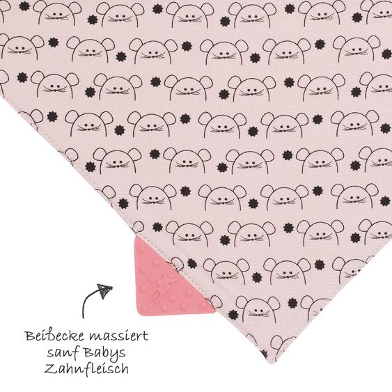 Lässig Wende-Bandana mit Beißecke - Little Chums Mouse
