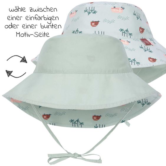 Lässig Wende-Hut LSF Sun Protection Bucket Hat - Caravan Mint - Gr. 43/45
