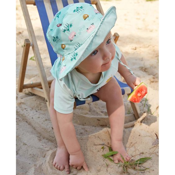 Lässig Wende-Hut LSF Sun Protection Bucket Hat - Caravan Mint - Gr. 43/45