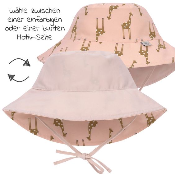 Lässig Wende-Hut LSF Sun Protection Bucket Hat - Giraffe Rose - Gr. 46/49