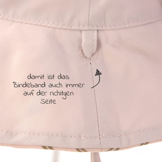 Lässig Wende-Hut LSF Sun Protection Bucket Hat - Giraffe Rose - Gr. 46/49