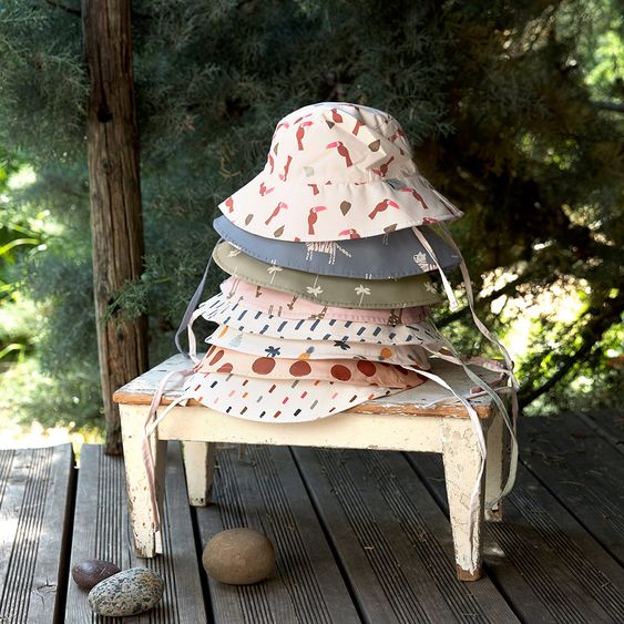 Lässig Wende-Hut LSF Sun Protection Bucket Hat - Giraffe Rose - Gr. 46/49