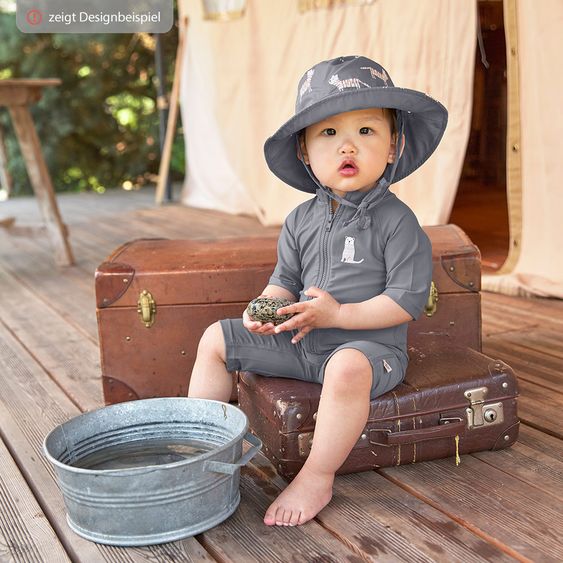 Lässig Wende-Hut LSF Sun Protection Bucket Hat - Giraffe Rose - Gr. 46/49