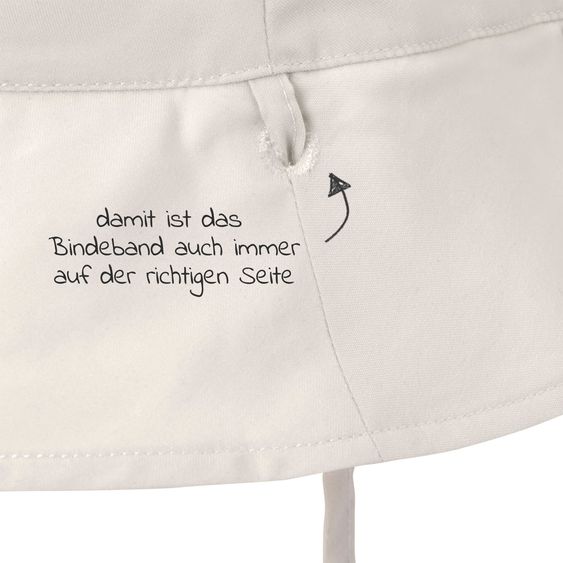 Lässig Wende-Hut LSF Sun Protection Bucket Hat - Pebbles - Multicolor / Milky - Gr. 43/45