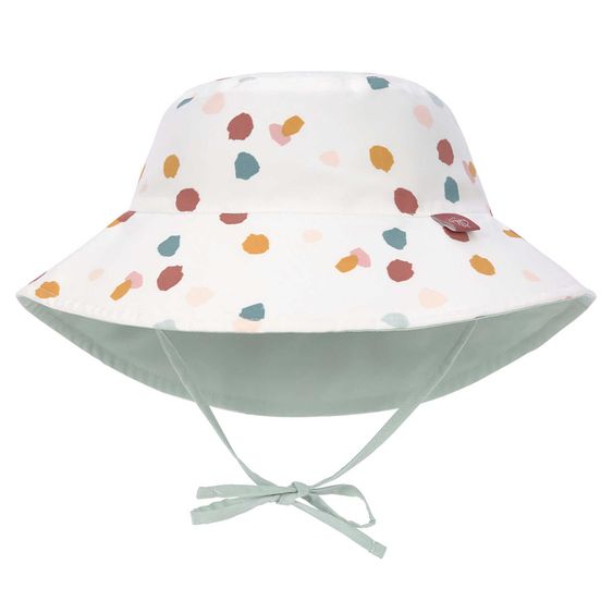 Lässig Wende-Hut LSF Sun Protection Bucket Hat - Spotted White - Gr. 43/45