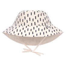 Wende-Hut LSF Sun Protection Bucket Hat - Strokes Offwhite Grey - Gr. 43/45