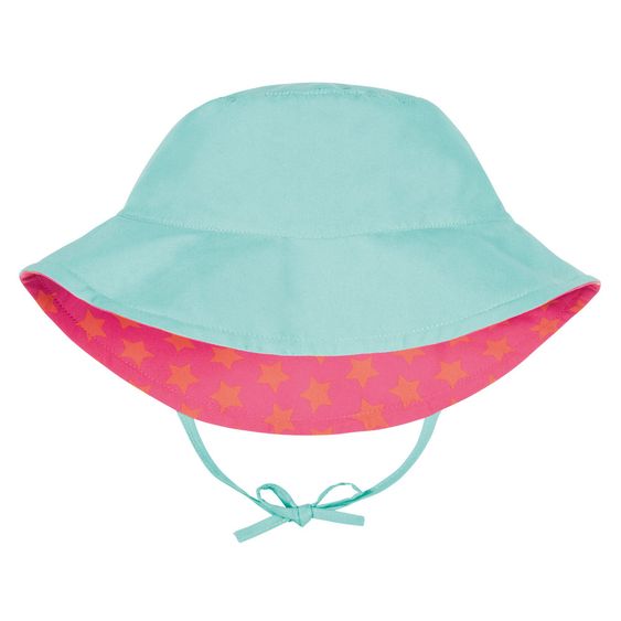 Lässig Wende-Hut - Peach Stars - Gr. 0 - 6 M