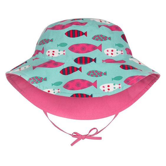 Lässig Wendehut - Mr. Fish Light Pink - Gr. 0-6 M