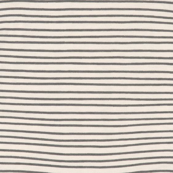 Lässig Organic Cotton Wrap Short Sleeve - Striped Grey Anthracite - Size 50/56