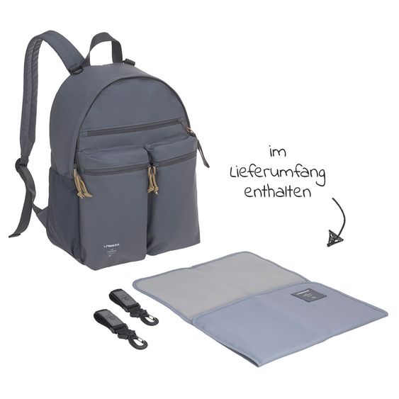 Lässig Wickelrucksack Casual Urban Backpack - Anthracite