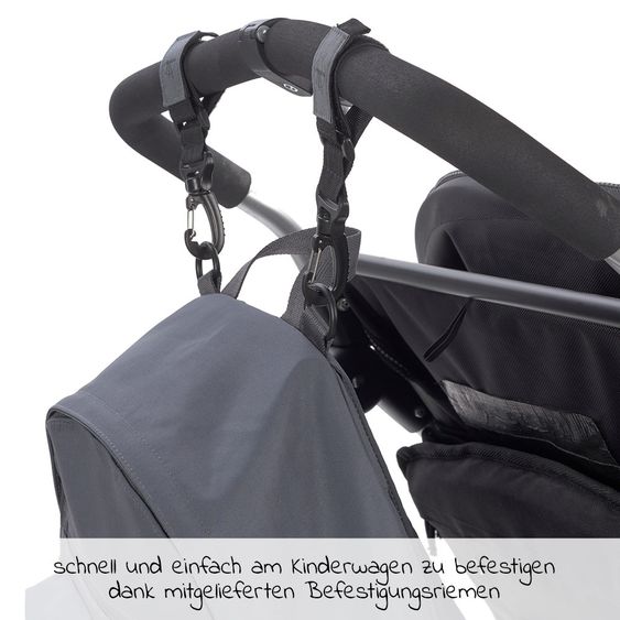 Lässig Wickelrucksack Casual Urban Backpack - Anthracite