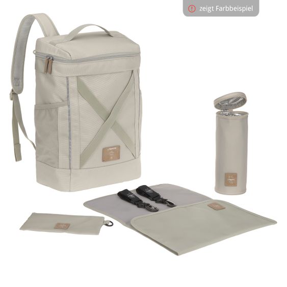 Lässig Wickelrucksack Cross Backpack - Black