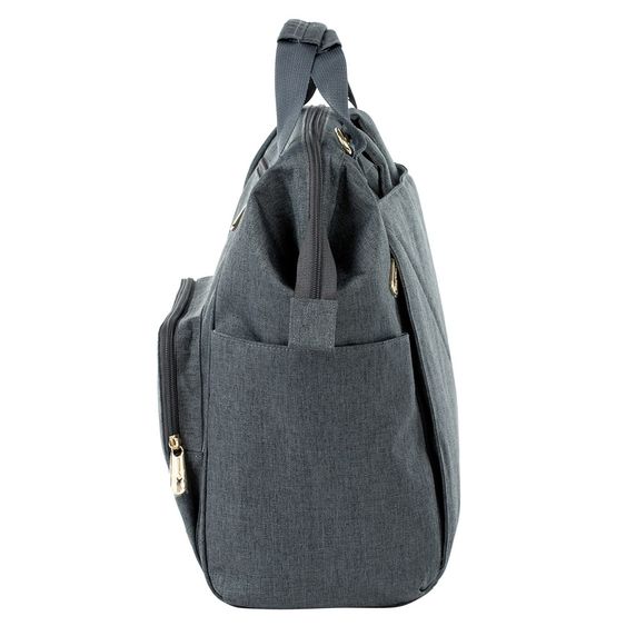 Lässig Wickelrucksack Glam Goldie Backpack - Anthracite