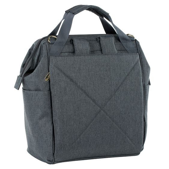 Lässig Wickelrucksack Glam Goldie Backpack - Anthracite