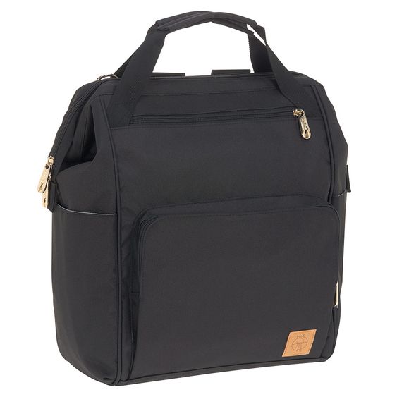 Lässig Wickelrucksack Glam Goldie Backpack - Black