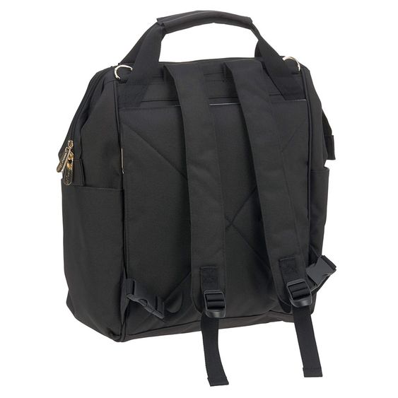 Lässig Wickelrucksack Glam Goldie Backpack - Black