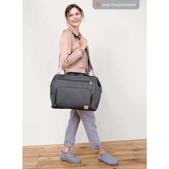 Lässig Wickelrucksack Glam Goldie Twin Backpack - Rose