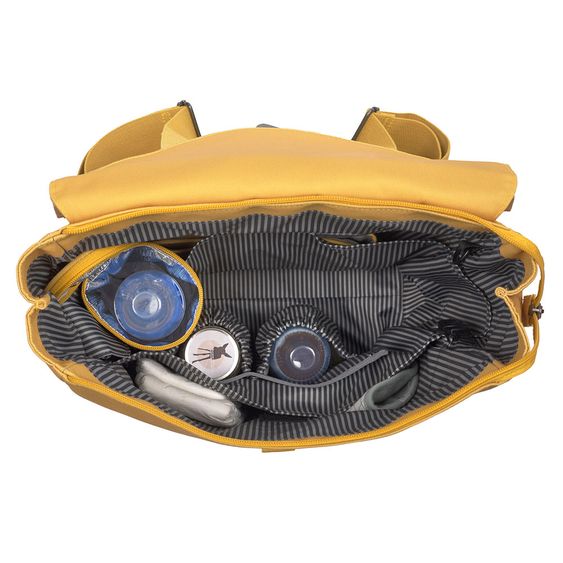 Lässig Wickelrucksack Green Label Backpack Adventure - Lemon Curry