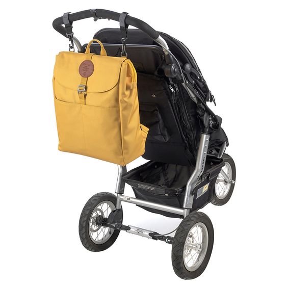 Lässig Wickelrucksack Green Label Backpack Adventure - Lemon Curry