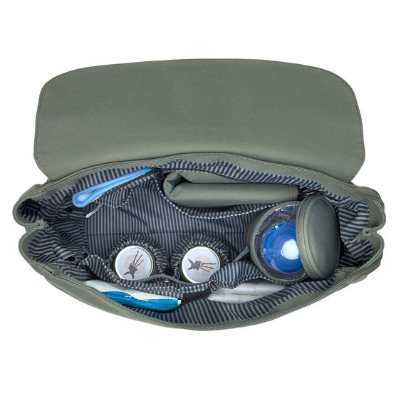Lässig Wrap Backpack Green Label Backpack Adventure - Olive