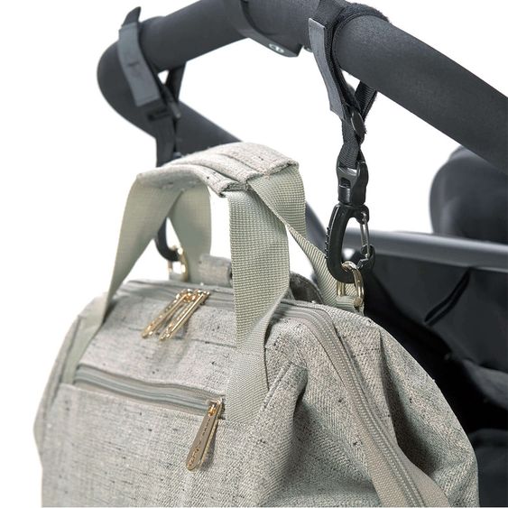 Lässig Wickelrucksack Green Label Glam Goldie Backpack - Boucle Beige