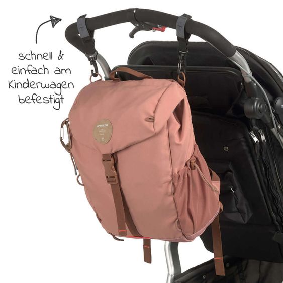 Lässig Green Label Outdoor Backpack + FREE Nursing Scarf - Cinnamon