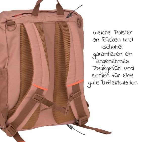 Lässig Wickelrucksack Green Label Outdoor Backpack + GRATIS Still-Schal - Cinnamon