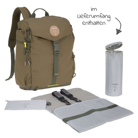 Lässig Wickelrucksack Green Label Outdoor Backpack - Olive