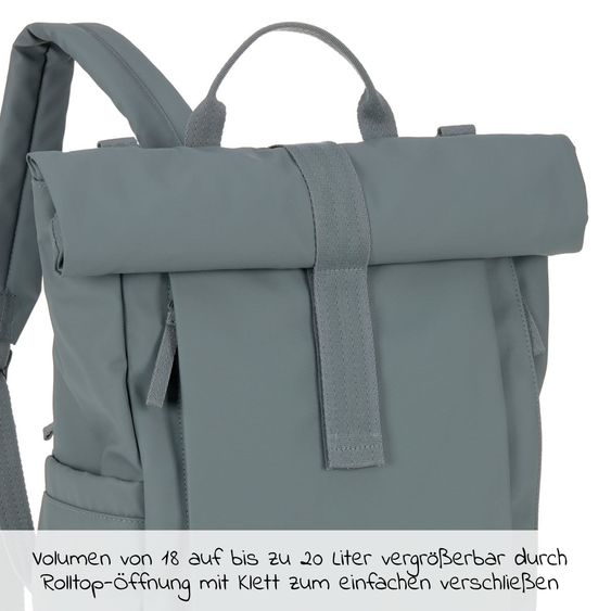 Lässig Wickelrucksack Green Label Rolltop Up Backpack - Anthracite