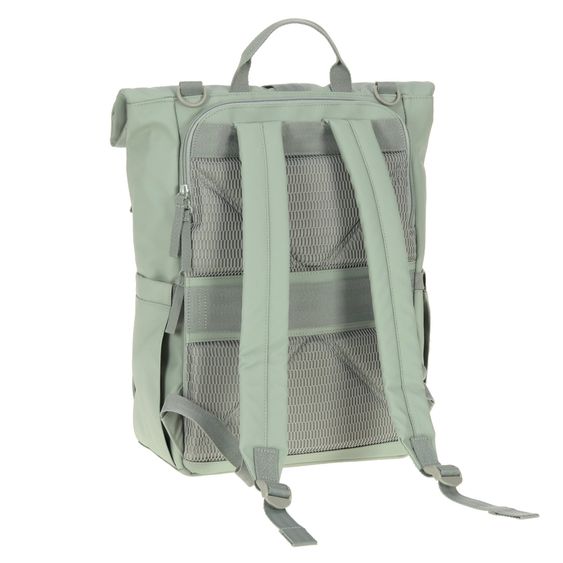 Lässig Wickelrucksack Green Label Rolltop Up Backpack - Silver Green