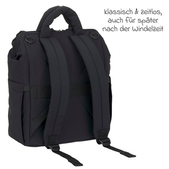 Lässig Wickelrucksack Minoa Backpack - Black