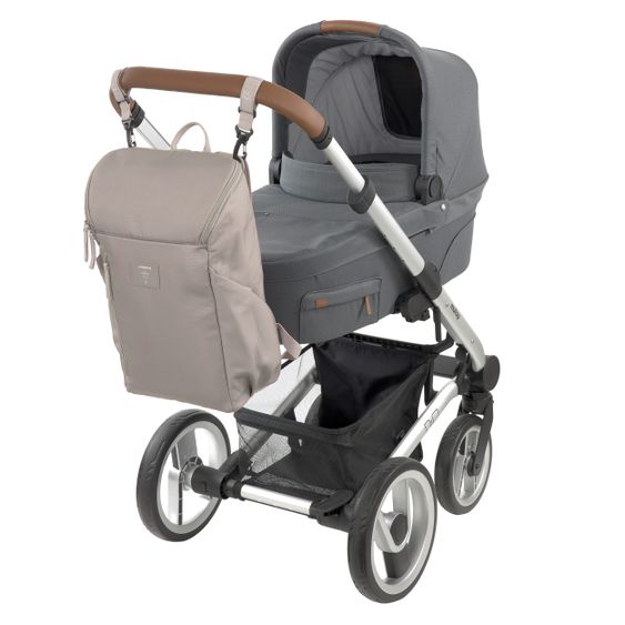 Lässig Wickelrucksack Slender Backpack - Taupe