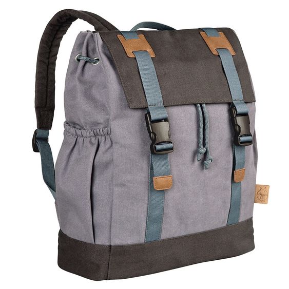 Lässig Wickelrucksack Vintage Little One & Me Backpack - Grey
