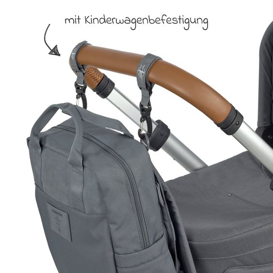 Lässig Changing backpack Vividal Backpack - Anthracite