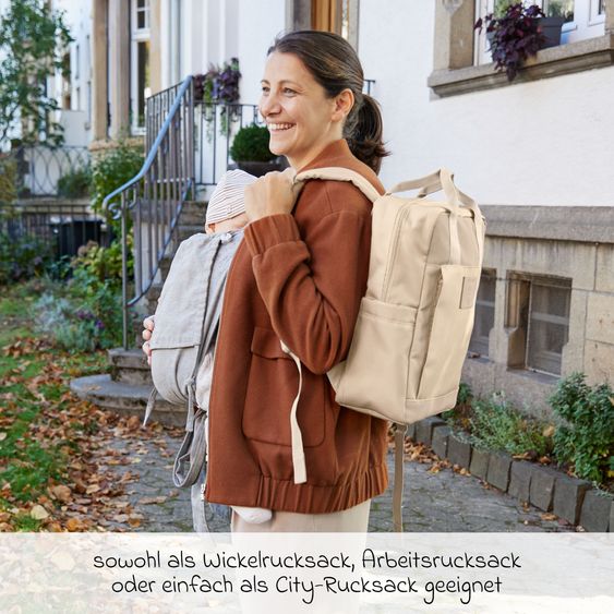 Lässig Wickelrucksack Vividal Backpack - Humus