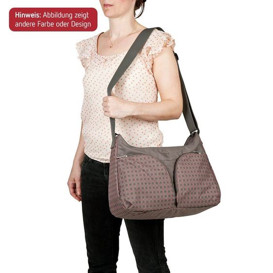 Lässig Wickeltasche Basic Shoulder Bag - Comb Black