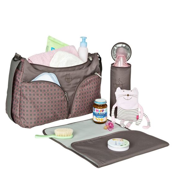 Lässig Wickeltasche Basic Shoulder Bag - Comb Slate