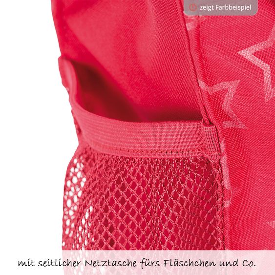 Lässig Wickeltasche Casual Buggy Bag - Reflective Star - Black
