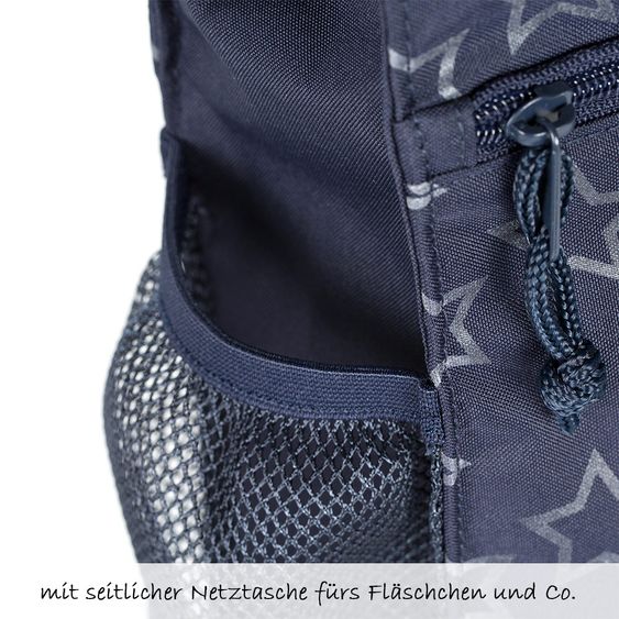 Lässig Wickeltasche Casual Buggy Bag - Reflective Star - Navy
