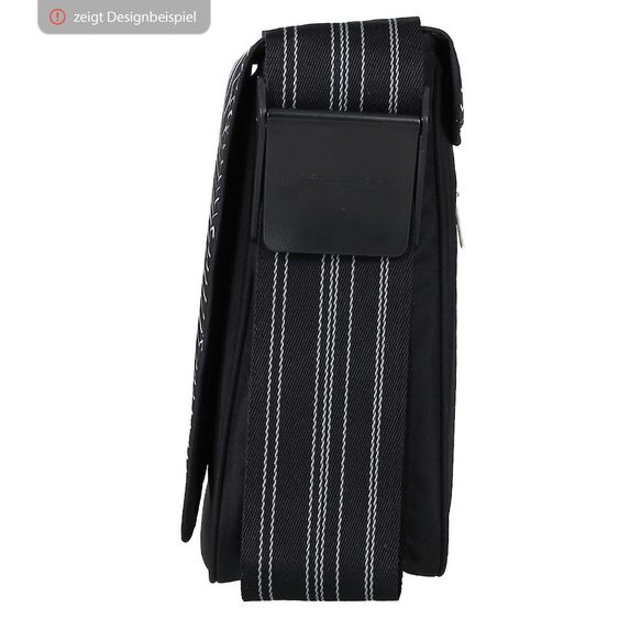 Lässig Diaper Bag Casual Messenger Bag - Reflective Star - Black