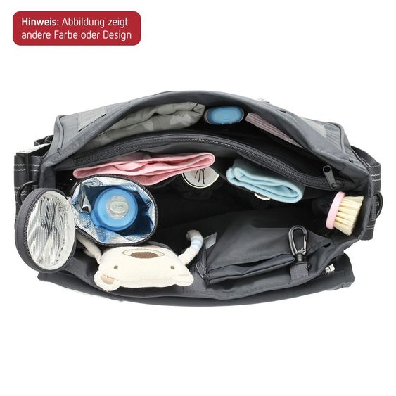Lässig Diaper bag Casual Messenger Bag - Twill - Choco