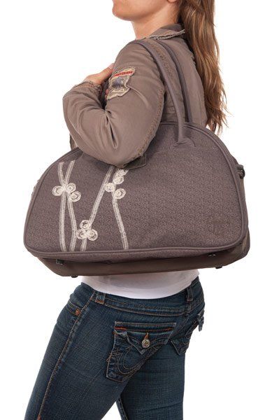 Lässig Wickeltasche Casual Shoulder Bag - Ribbon Slate