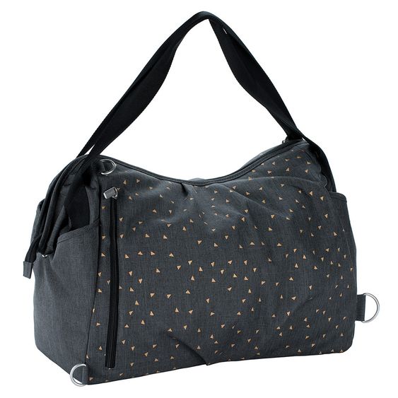 Lässig Wickeltasche Casual Twin Bag - Triangel - Dark Grey