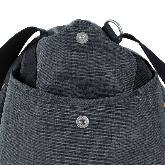 Lässig Wickeltasche Casual Twin Bag - Triangel - Dark Grey