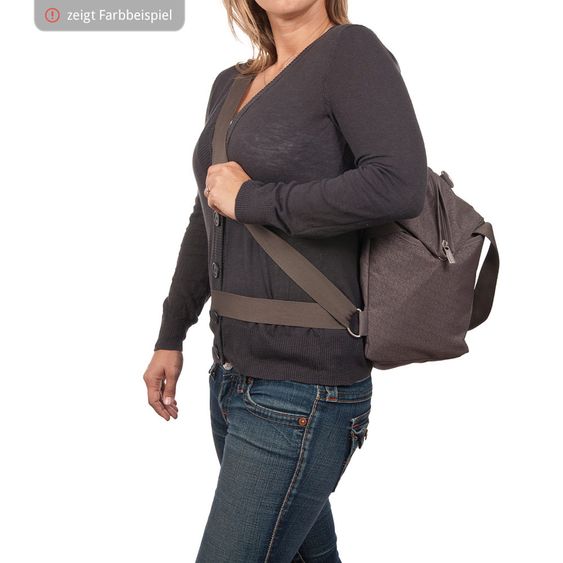 Lässig Wickeltasche Casual Twin Bag - Triangel - Dark Grey