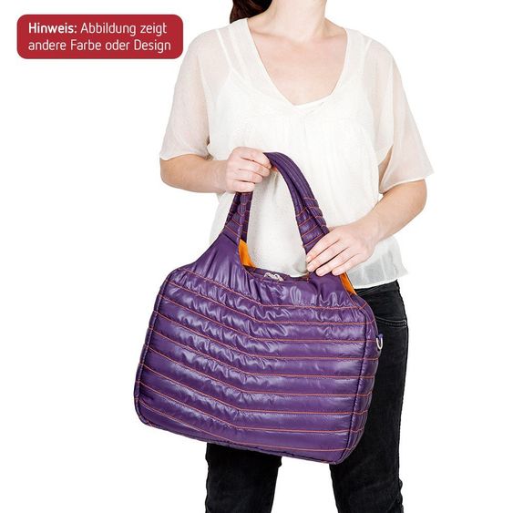 Lässig Wickeltasche Glam Global Bag Pop - Solid Black