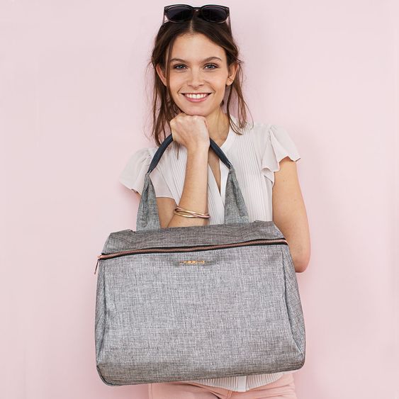 Lässig Wickeltasche Glam Rosie Bag - Anthracite Glitter