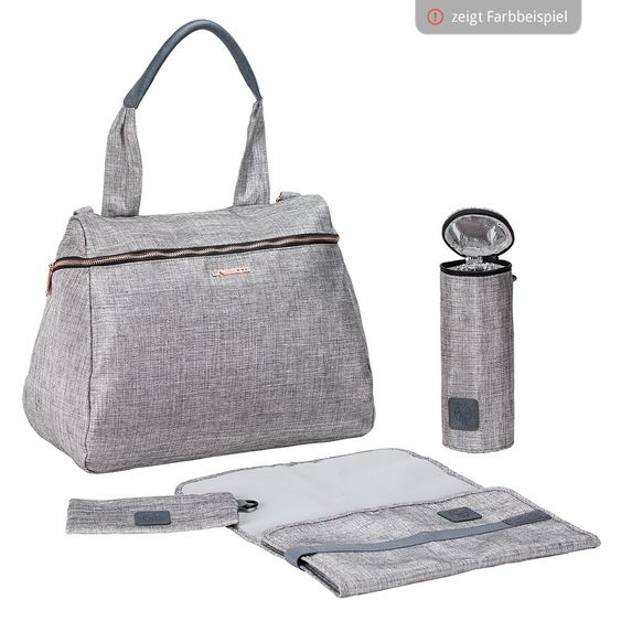 Lässig Wickeltasche Glam Rosie Bag - Black