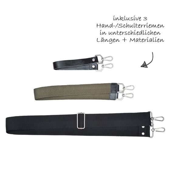 Lässig Diaper Bag Green Label Mix 'n Match Bag - Anthracite