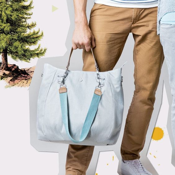 Lässig Borsa per pannolini Green Label Mix 'n Match - Grigio chiaro